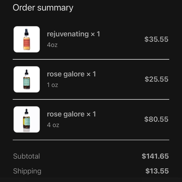 Rose galore facial serum. - Picture 3 of 3